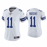 Women Nike Cowboys 11 Micah Parsons White Vapor Limited Jersey,baseball caps,new era cap wholesale,wholesale hats